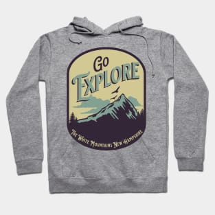 Explore White Mountains New Hampshire Hoodie